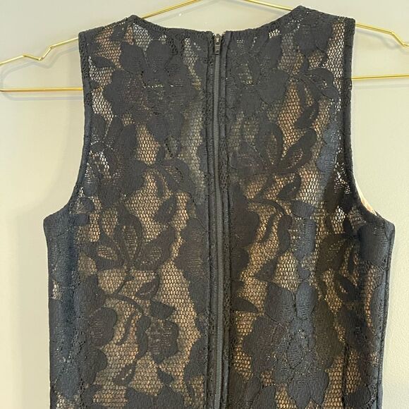 Windsor Sleeveless Black Lace Mini Skater Dress | SZ XS - Picture 9 of 12